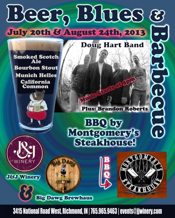 Low-Res Beer Blues and Barbecue Promotional Poster