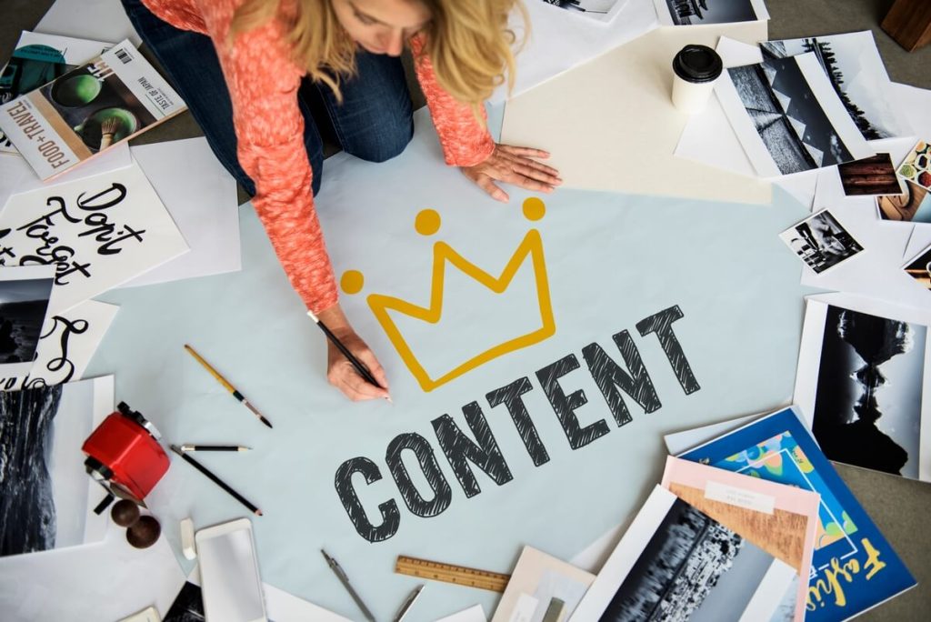 Woman Mapping Content